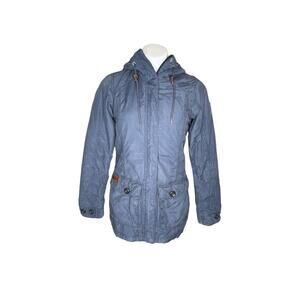 COLUMBIA Women’s Quilted Faux Shearling Zip-Up Hooded Jacket Size XS